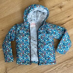 Let’s Play Outside 4T (fits small) like new floral spring jacket